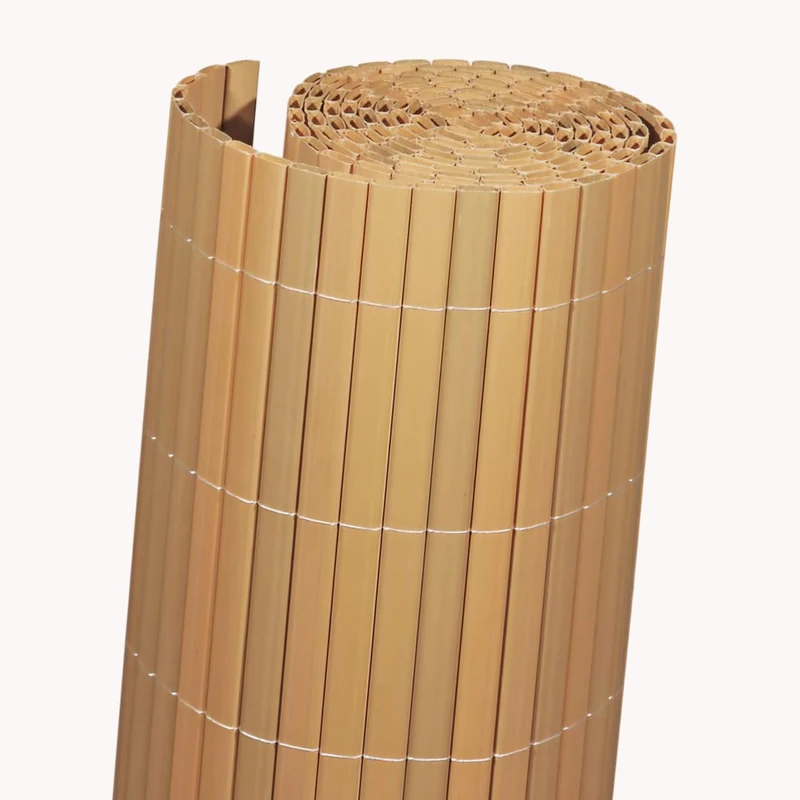 Videx 11564 Balcony Decoration Rugia with Fixing Loops 90 cm x 300 cm Teak