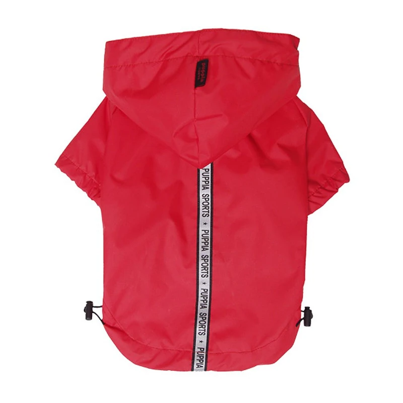 Puppia Base Jumper Raincoat, X-Large, Red