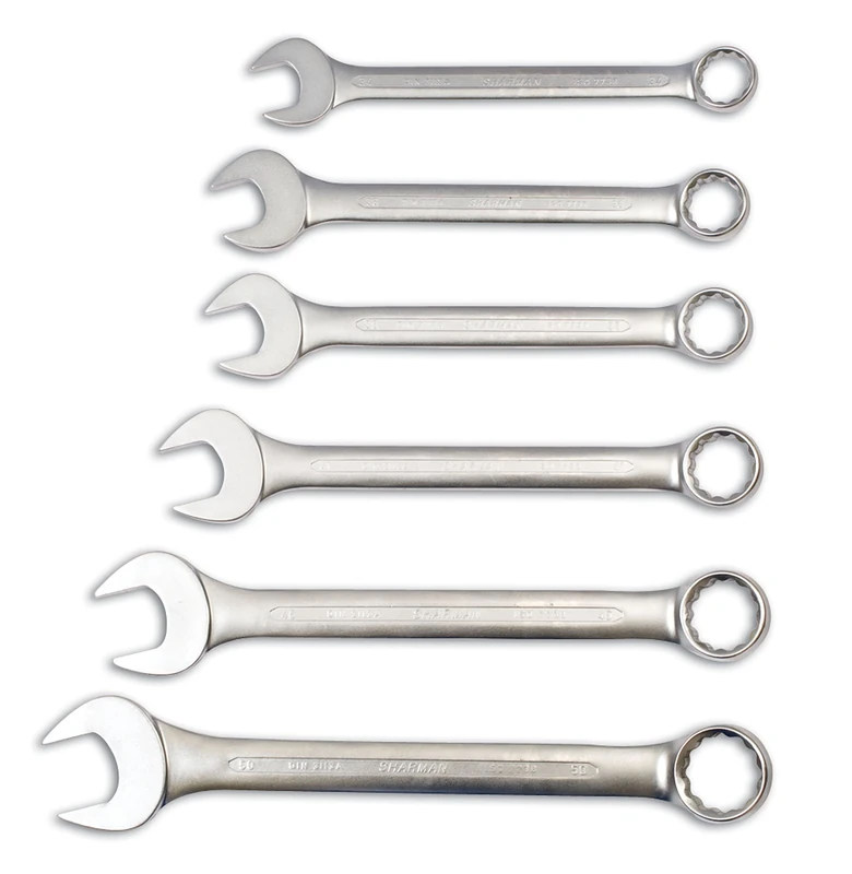 Laser 4887 Jumbo Combination Spanner Set 6pc