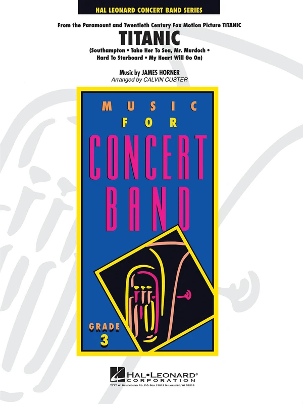 TITANIC MEDLEY CONCERT BAND GRADE 3 - Image 1