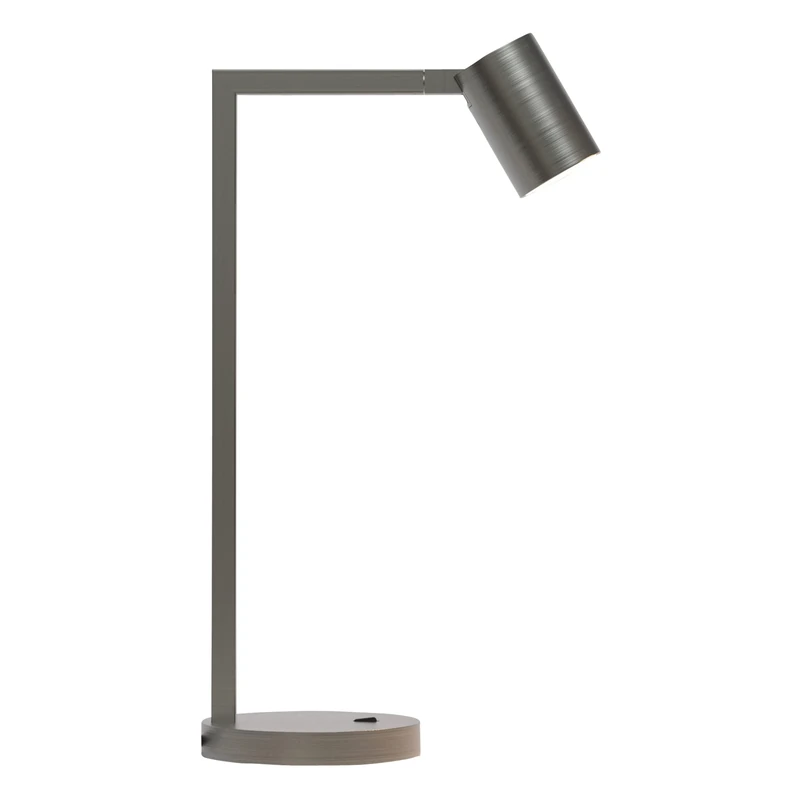 Astro Ascoli Desk Indoor Table Lamp (Matt Nickel), GU10 LED Lamp, Designed in Britain - 1286017-3 Years Guarantee