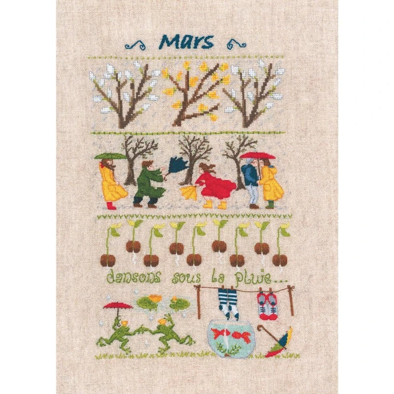 Le Bonheur des Dames Cross Stitch Kit - Made in France