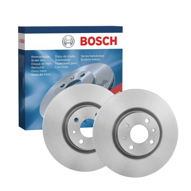 Bosch BD694 Brake Disc Set - 284 mm Vented Discs - Front Axle - ECE-R90 Certified - Good Cooling, Reliable Braking, Corrosion Protection - 1 Set of 2 Discs