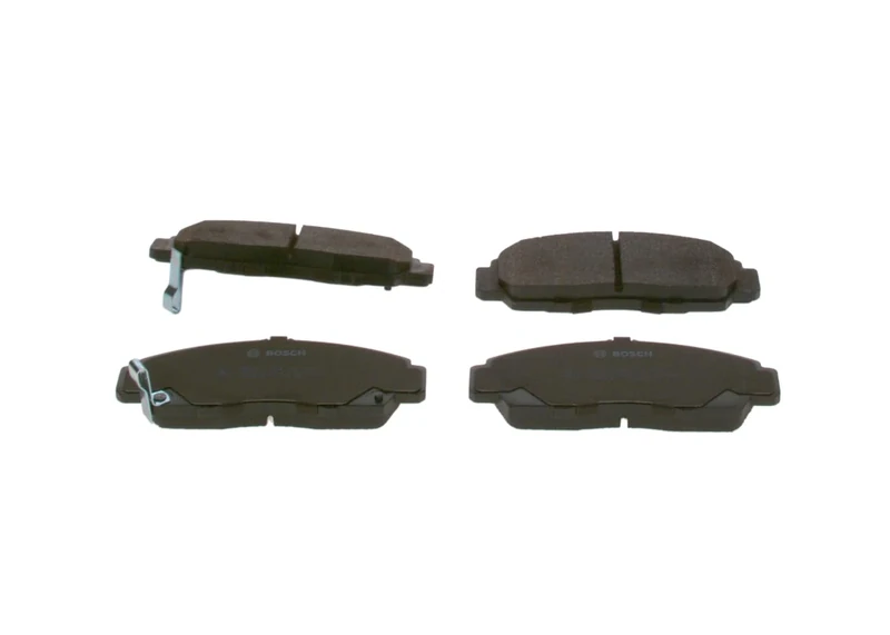 Bosch BP433 - Brake Pads Car Front Axle - Bosch Quality - Reduced Noise and Dust - ECE-R90 Certified - Copper-Free - 1 Set of 4 Pads
