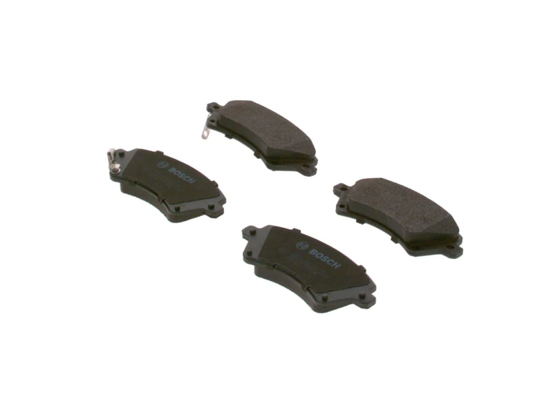 Bosch BP445 - Brake Pads Car Front Axle - Bosch Quality - Reduced Noise and Dust - ECE-R90 Certified - Copper-Free - 1 Set of 4 Pads