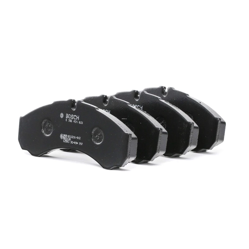 Bosch BP972 - Brake Pads Car Rear Axle - Bosch Quality - Reduced Noise and Dust - ECE-R90 Certified - Copper-Free - 1 Set of 4 Pads - With Accessories