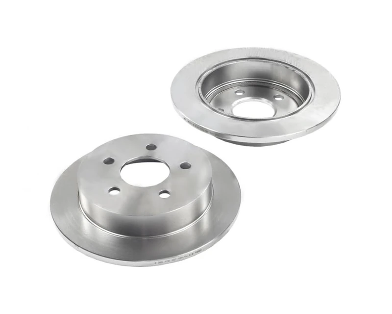 Bosch BD415 Brake Disc Set - 278 mm Solid Discs - Rear Axle - ECE-R90 Certified - Reliable Braking, Stable Performance, Corrosion Protection - 1 Set of 2 Discs