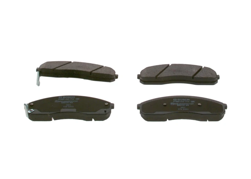 Bosch BP426 - Brake Pads Car Front Axle - Bosch Quality - Reduced Noise and Dust - ECE-R90 Certified - Copper-Free - 1 Set of 4 Pads