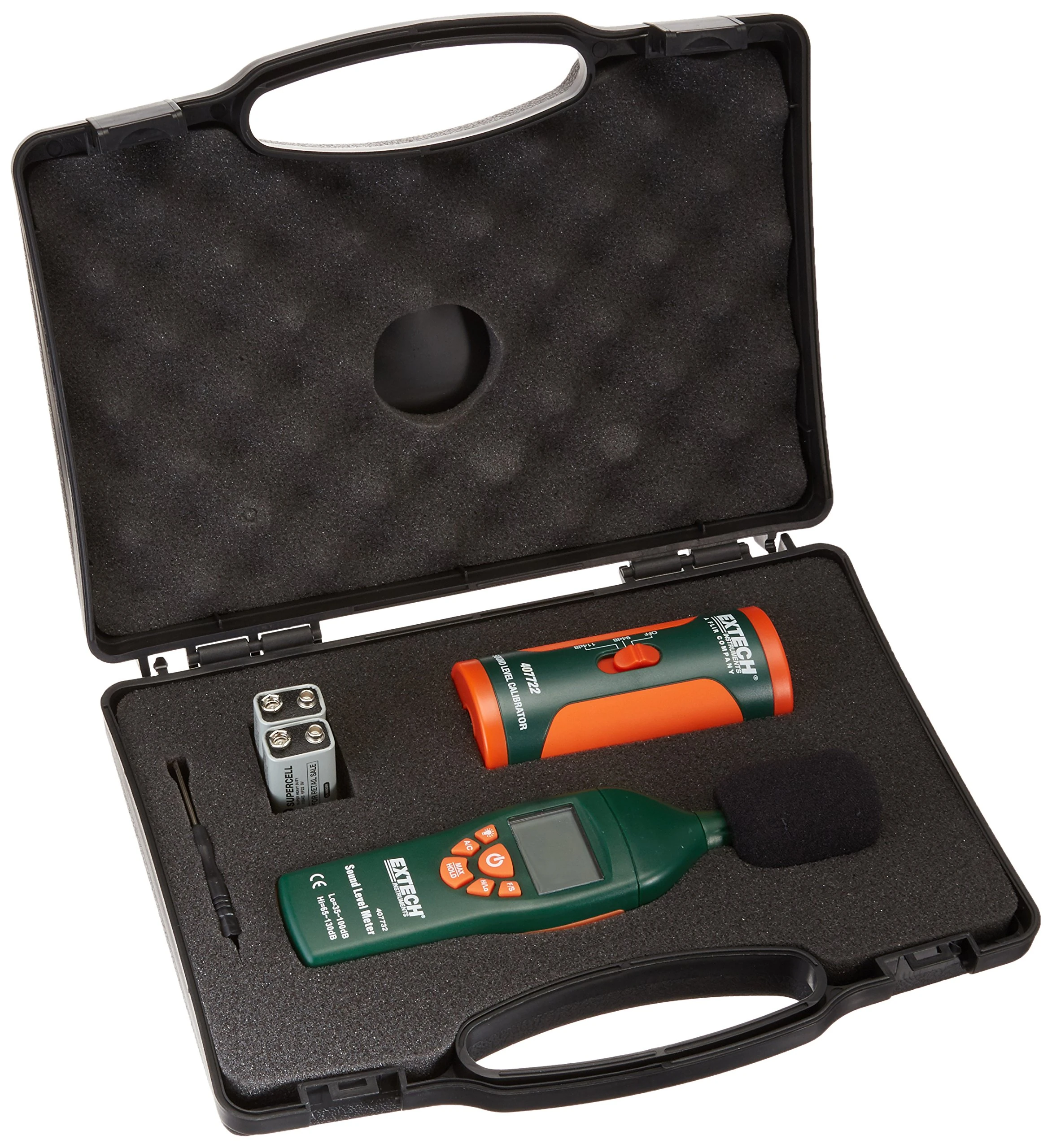 Extech Instruments 407732-KIT Digital Sound Meter Kit with 407744 Calibrator