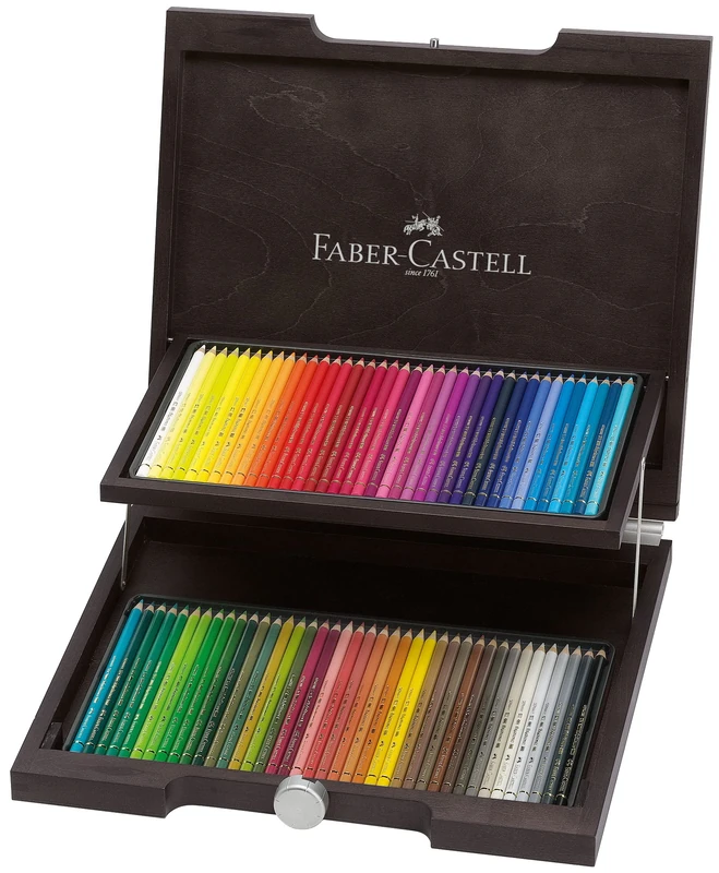 Faber-Castell Art & Graphic Polychromos Colour Pencil, Multicoloured, Wooden Case Of 72, For Art, Craft, Drawing, Sketching, Home, School, University, Colouring