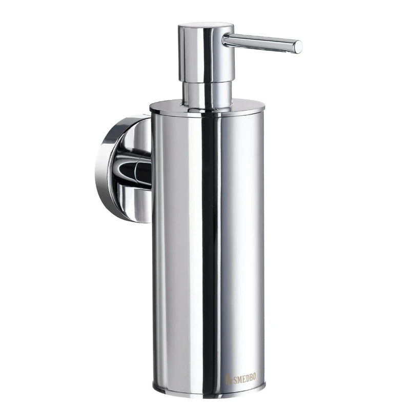 Smedbo "Home" Chromed Soap And Lotion Dispenser, Polished Chrome, Silver, 16 x 10.5 x 5 cm