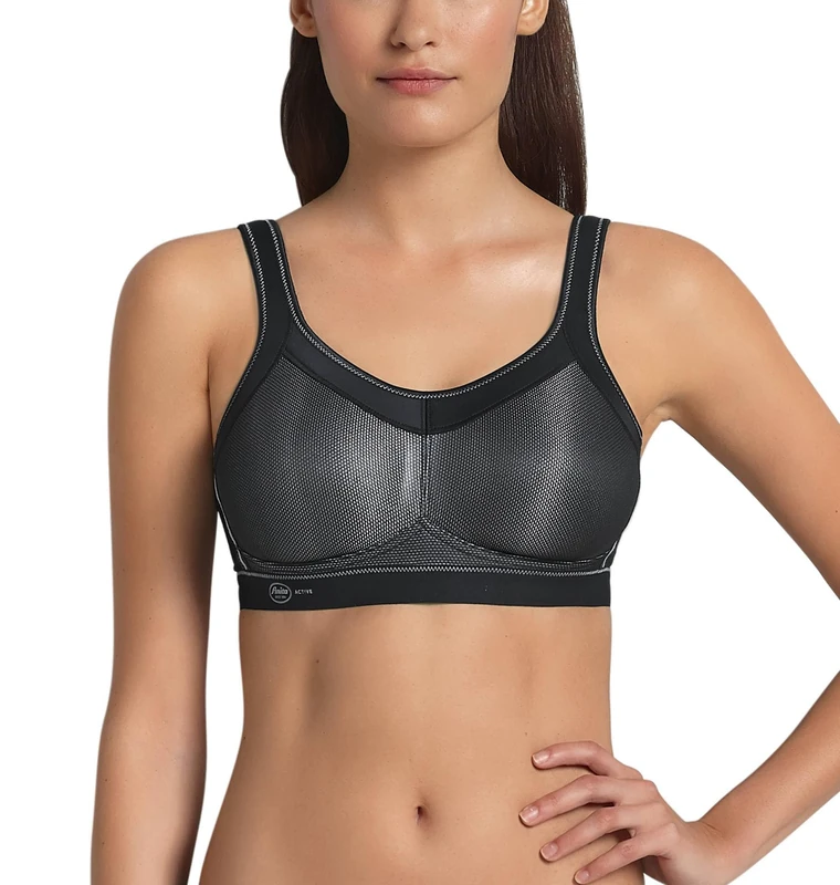 Anita Women's Non-Wired Seamless Sports Bra 5529 Black 32 G