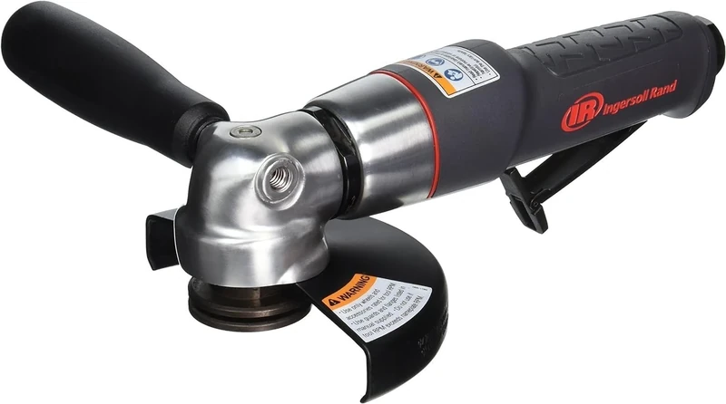 Ingersoll Rand Air-Powered Grinder 345MAX-M, Heavy-Duty Angle with 0.88 hp and 12,000 RPM Motor, 1.6 kg, 5" Bare Tool