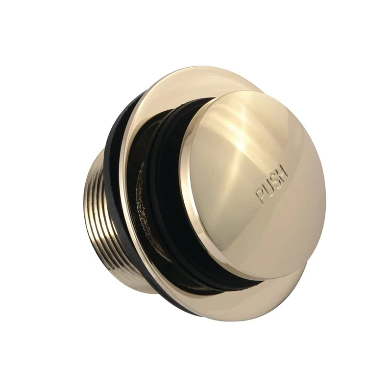 Kingston Brass DTT202 Made to Match Tip-Toe Bathtub Drain, Polished Brass