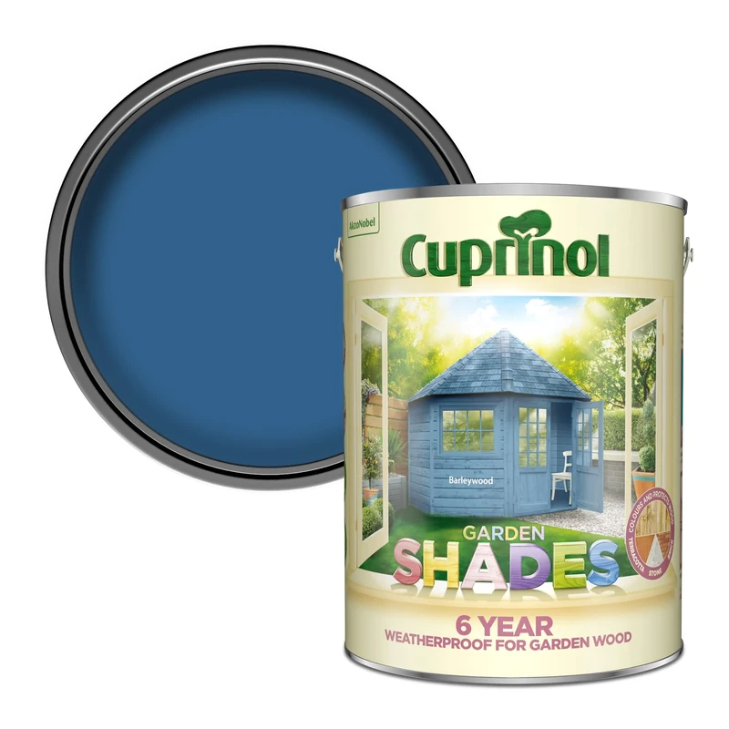 Cuprinol CUPGSBAR5L GSBAR5L Garden Shades Barleywood 5 Litre, Barley Wood, 5L