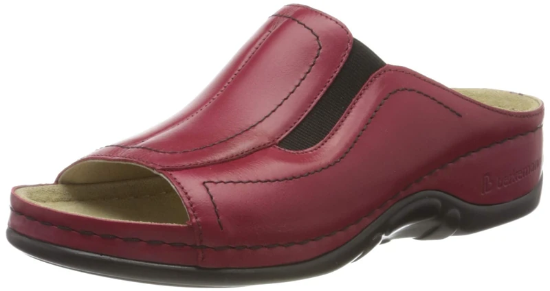 Berkemann Isabella Women's Mules, Red Wine Red, 35.5