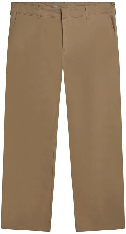 Dickies - FP121 Women's Flat Front Stretch Twill Pant , Size: 22, Color: Desert Sand