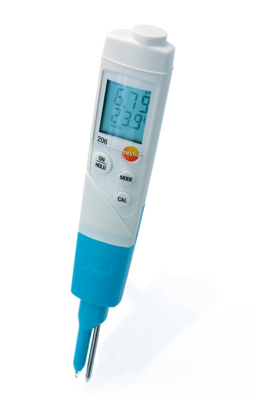 testo 206-pH2 - One-hand pH/°C measuring instrument (Starter Set)