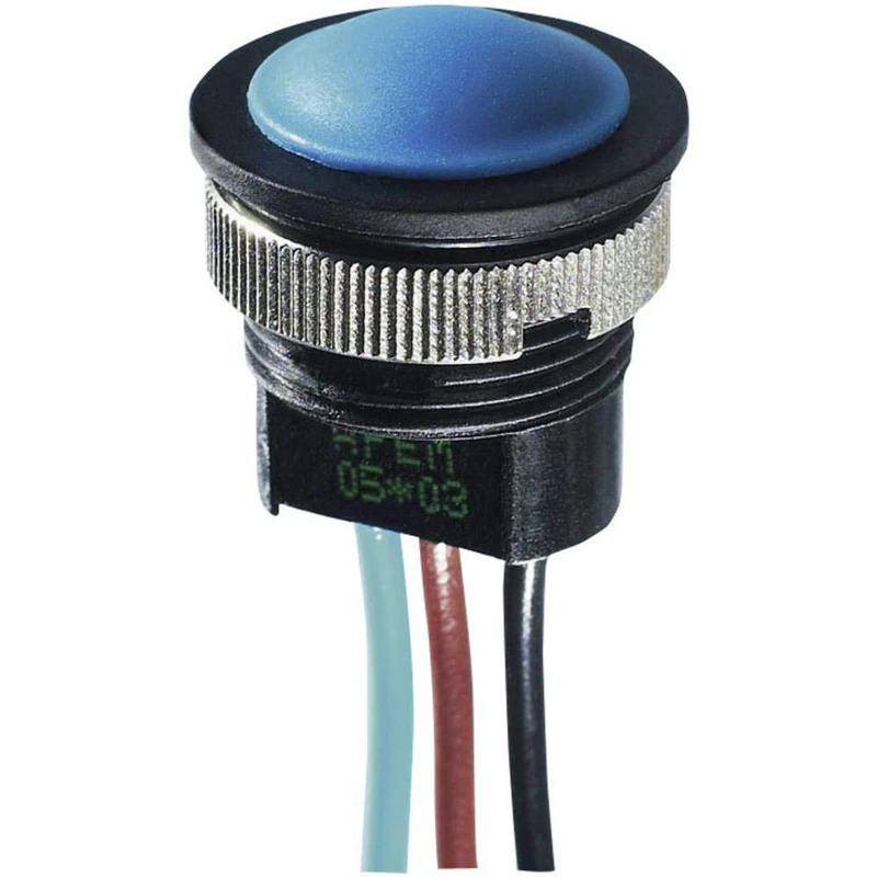APEM IAR5F1200 Push Button 24 V/DC 2 A 1 x On/(on) to Reminder IP67 (Front Face)