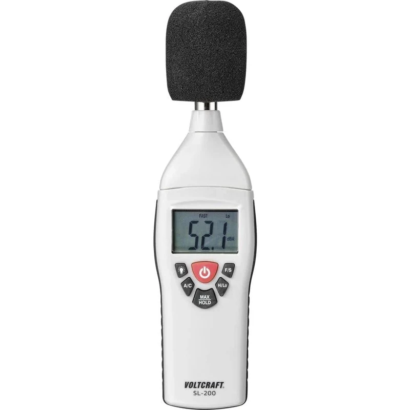 VOLTCRAFT Sound Level Meter SL-200 30-130 dB 31.5 Hz - 8 kHz