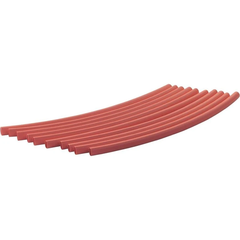 DSG Canusa 2810048302CO Heat Shrink Tube Assortment Red 4.80 mm Shrink Rate 2:1 Pack of 10 - Image 1