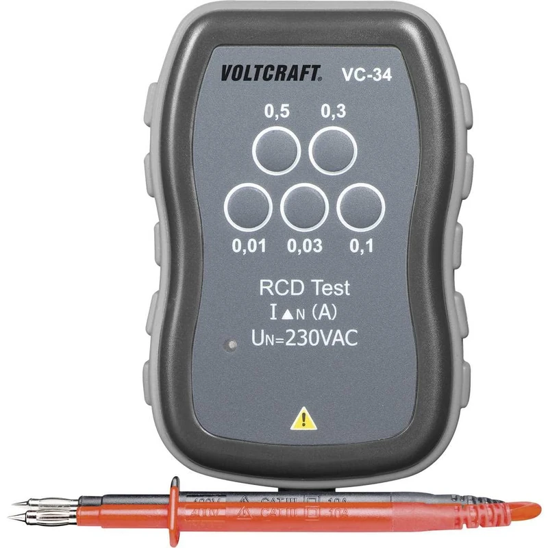 VOLTCRAFT VC-34 Rapid Verifier FI Differential Switch Control Device