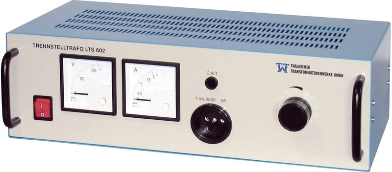 THALHEIMER LTS 602 Laboratory Isolating Transformer Adjustable 500 VA Number of Outputs: 1 x 2-250 V/AC