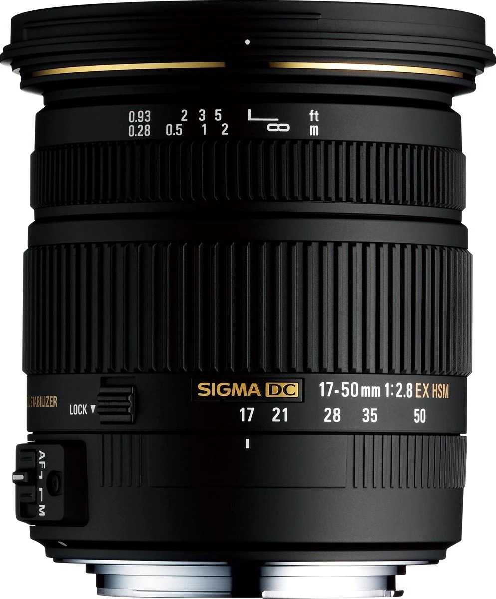 Sigma 583306 17-50mm f2.8 EX DC HSM Optical Stabilised lens for Nikon Digital SLR Cameras with APS-C Sensors