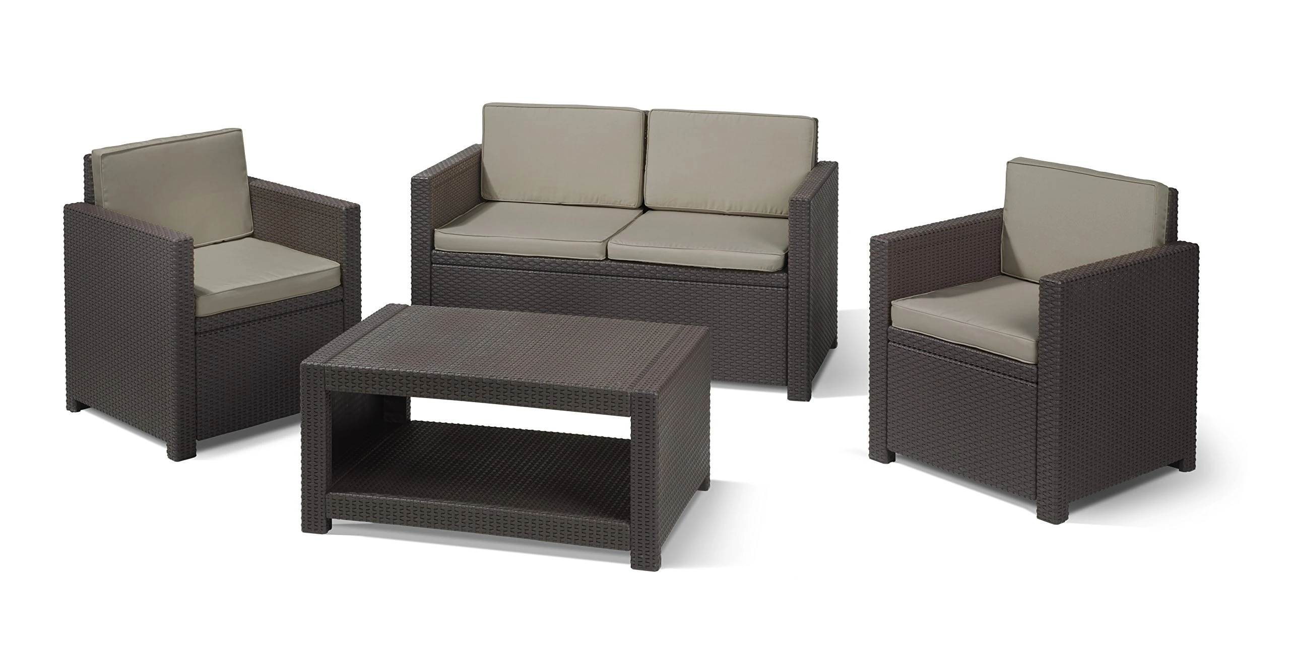 Allibert Monaco 4-Piece Lounge Set