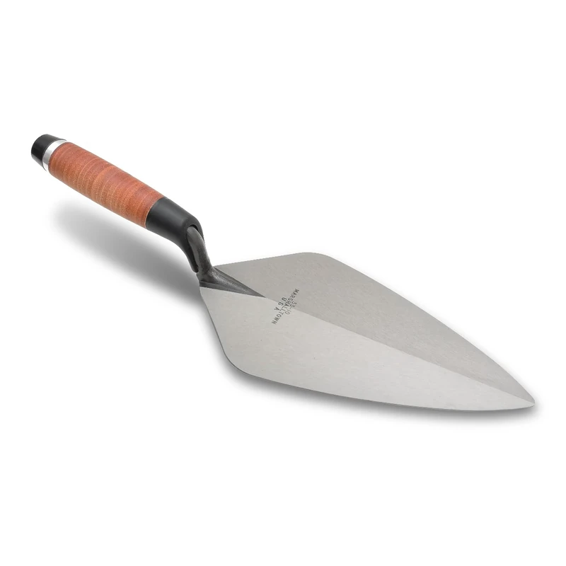 Marshalltown 33L12 12-Inch Narrow London Brick Trowel with Leather Handle …