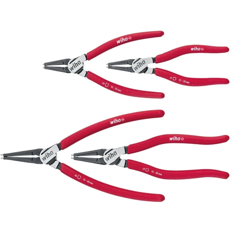Tangenset Basic Circlip, 4-delig, Red