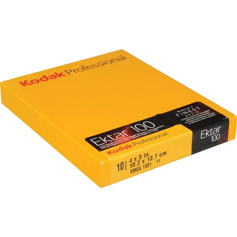 Kodak Ektar 100 4x5 inch Sheet Film 10 Pack