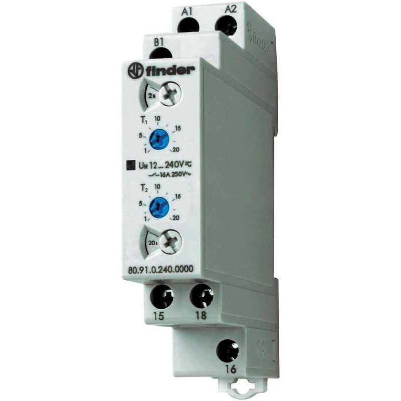 Finder Series 80 – Timer Intermediate asimetrico Corrugated 240 AC/DC