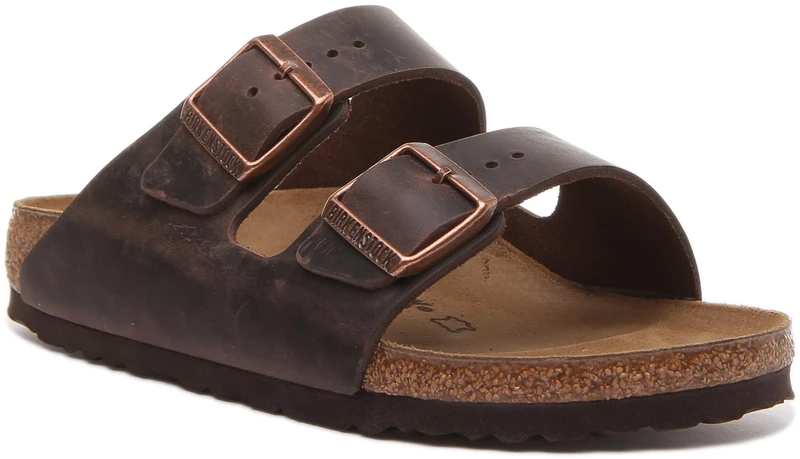 Birkenstock Arizona, Unisex-Adults' Sandals, Brown (HABANA), 36 EU, 3.5 UK