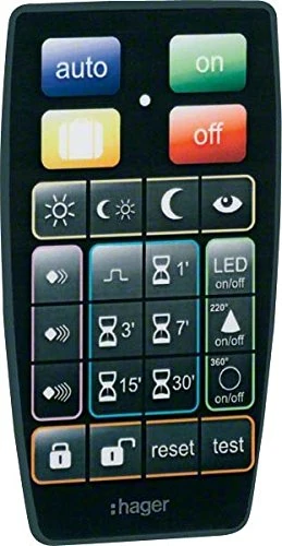 Hager EE806 Remote Control for EE85X-EE86X-EE87X
