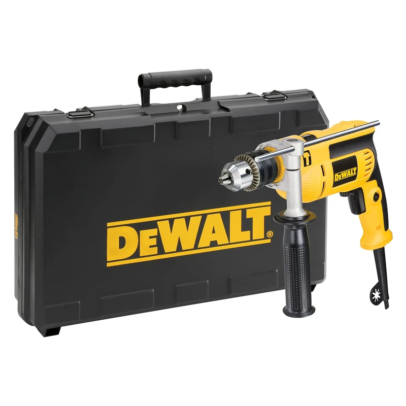 DEWALT 750W Corded Percussion Drill in Heavy Duty Carrying Case, DWD024K-GB