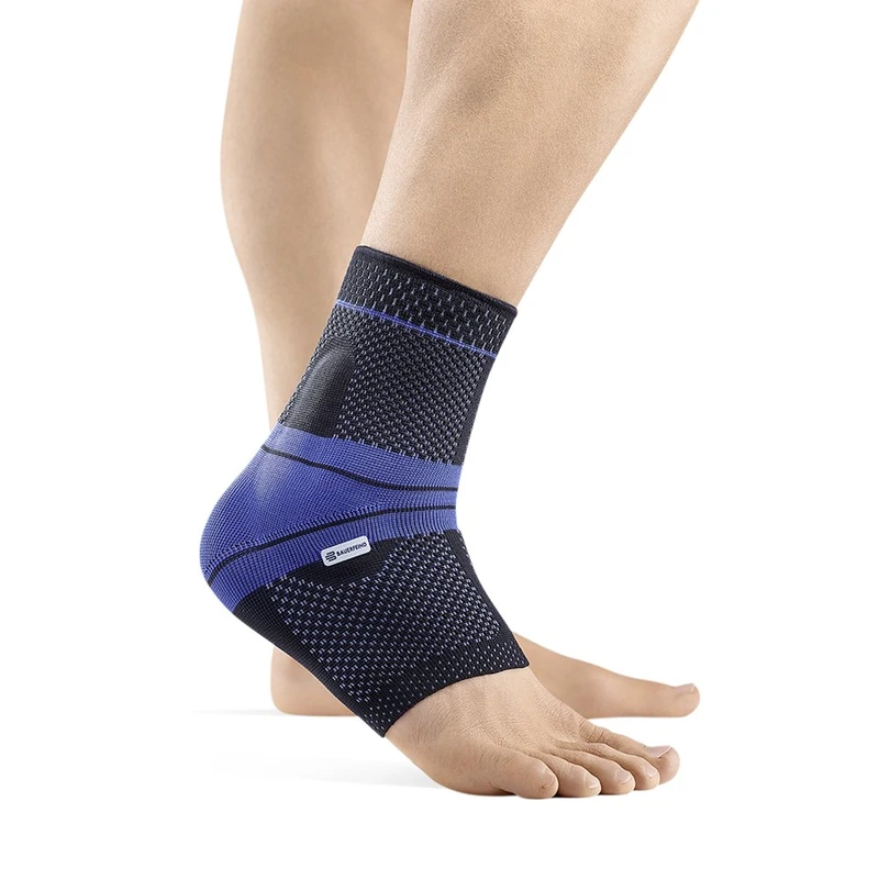BAUERFEIND - MalleoTrain Active Ankle Bandage, Bandage, Ankle Bandage - 5, Black Straight