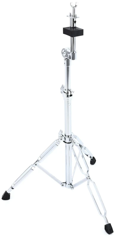 LP Latin Percussion Timbaleständer Matador, doppelstrebig, höhenverstellbar, verchromter Stahl, inkl. Kuhglockenhalterung, M260