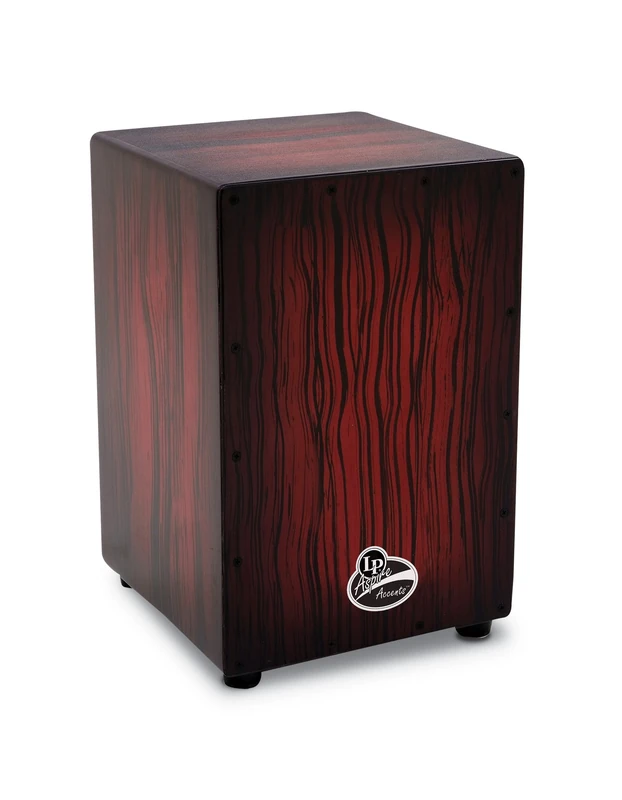 LP Latin Percussion Cajon Aspire Accent, Birke/Pappel, Wire (3 x 16), Finish: Dark Wood Streak, LPA1332-DWS