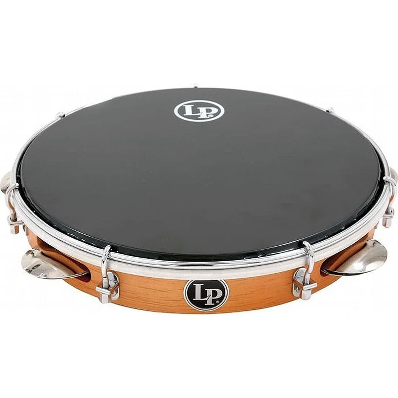 LP Latin Percussion Pandeiro Brazilian 12" Hartholz + 2-lagiges schwarzes Kunststofffell
