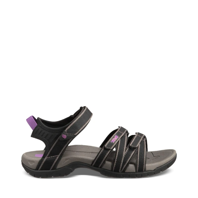 Teva Women's Tira Open Toe Sandals, Black Bkgy Black Grey Bkgy, 9 UK