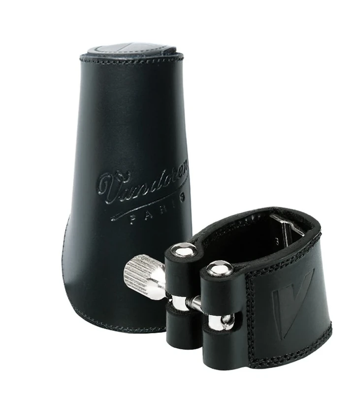 Vandoren LC22L Leather Ligature With Leather Cap, fits Eb Clarinet