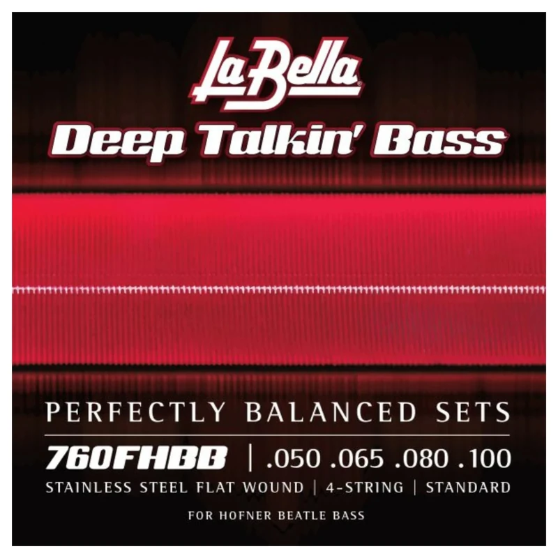 La Bella 760FHBB Flat Wound Bass Strings Set 50/100