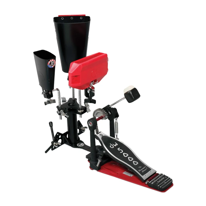 LP Latin Percussion Fussmaschinenhalter Gajate Multi Stem LP388M, Black