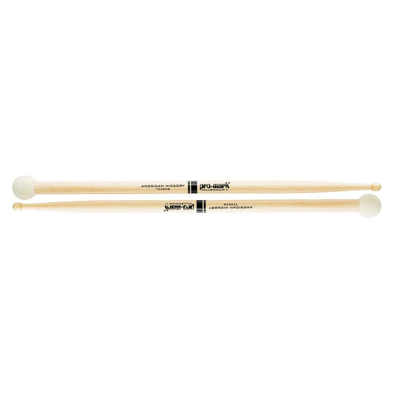 ProMark Hickory SD5 Wood Tip Felt Butt Light Multi Percussion Stick