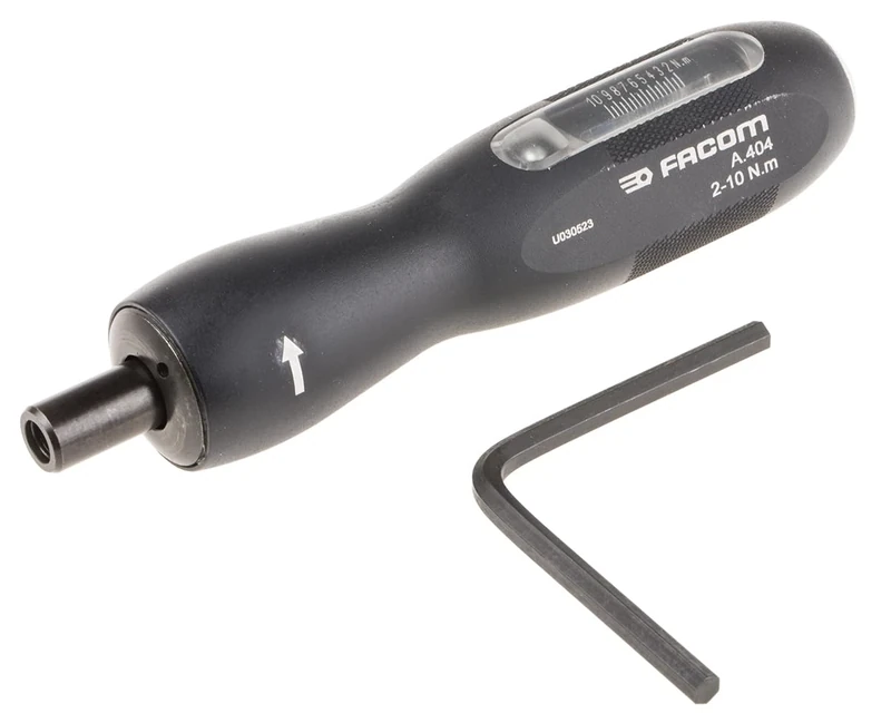 Facom A.404 Torque Screwdriver with Vernier Adjustment, 2nm-10nm