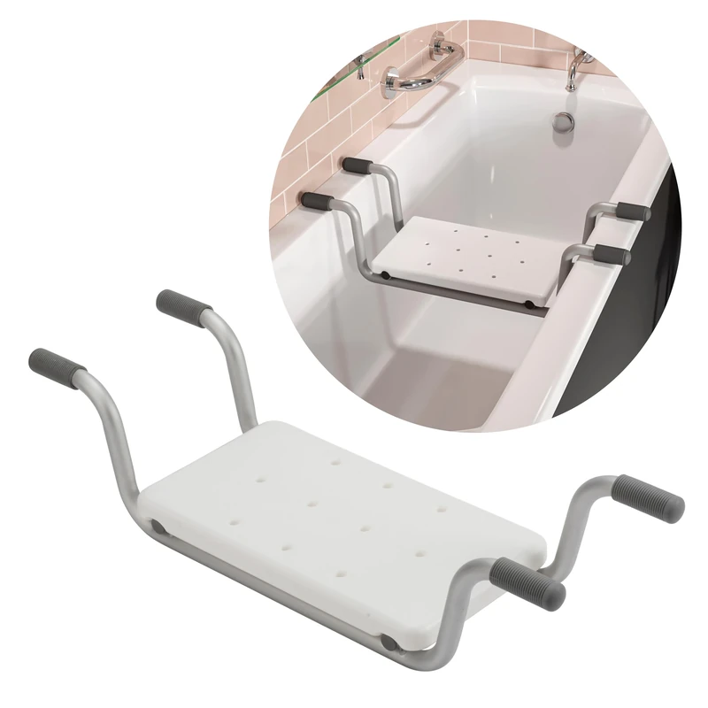 Croydex Easy Fit Bath Bench, White