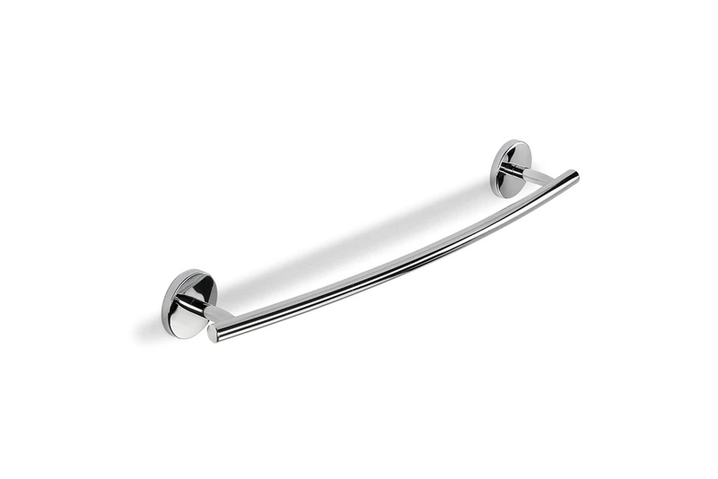 Croydex Hampstead Wall Mounted Towel Rail with Zinc Alloy Construction, Chrome