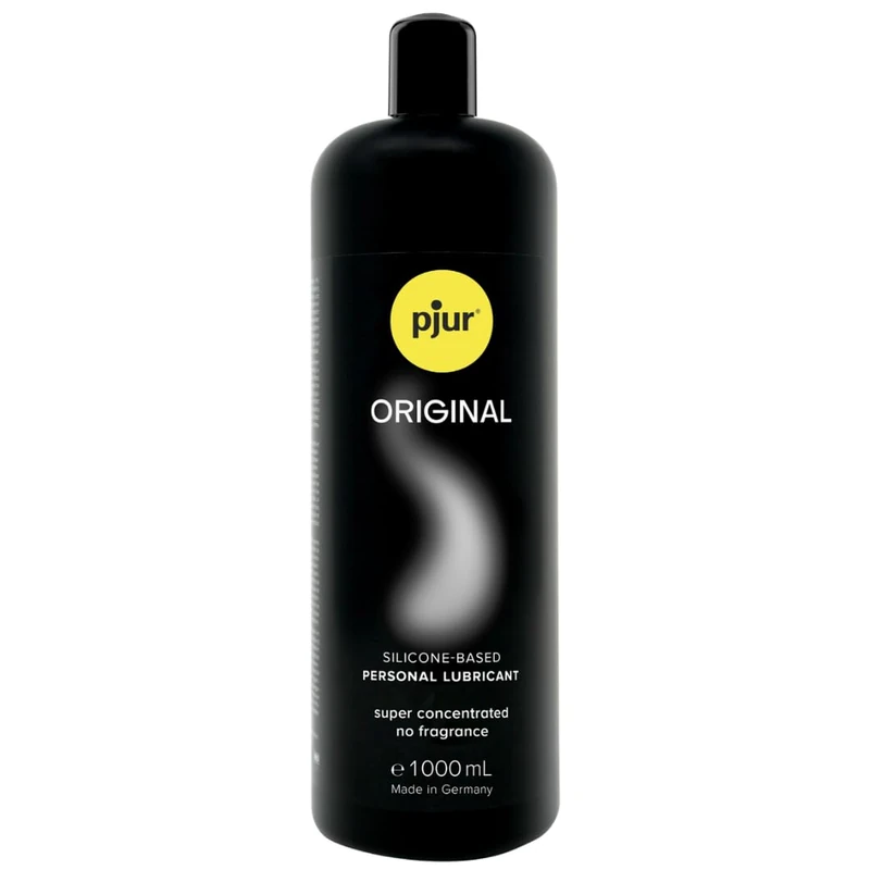 pjur Original - Long-Lasting, Extra-Smooth Silicone-Based Lubricant and Massage Oil for Enhanced Pleasure - Latex Condom Compatible - Zero Odors, Flavors, or Preservatives (1.000ml)
