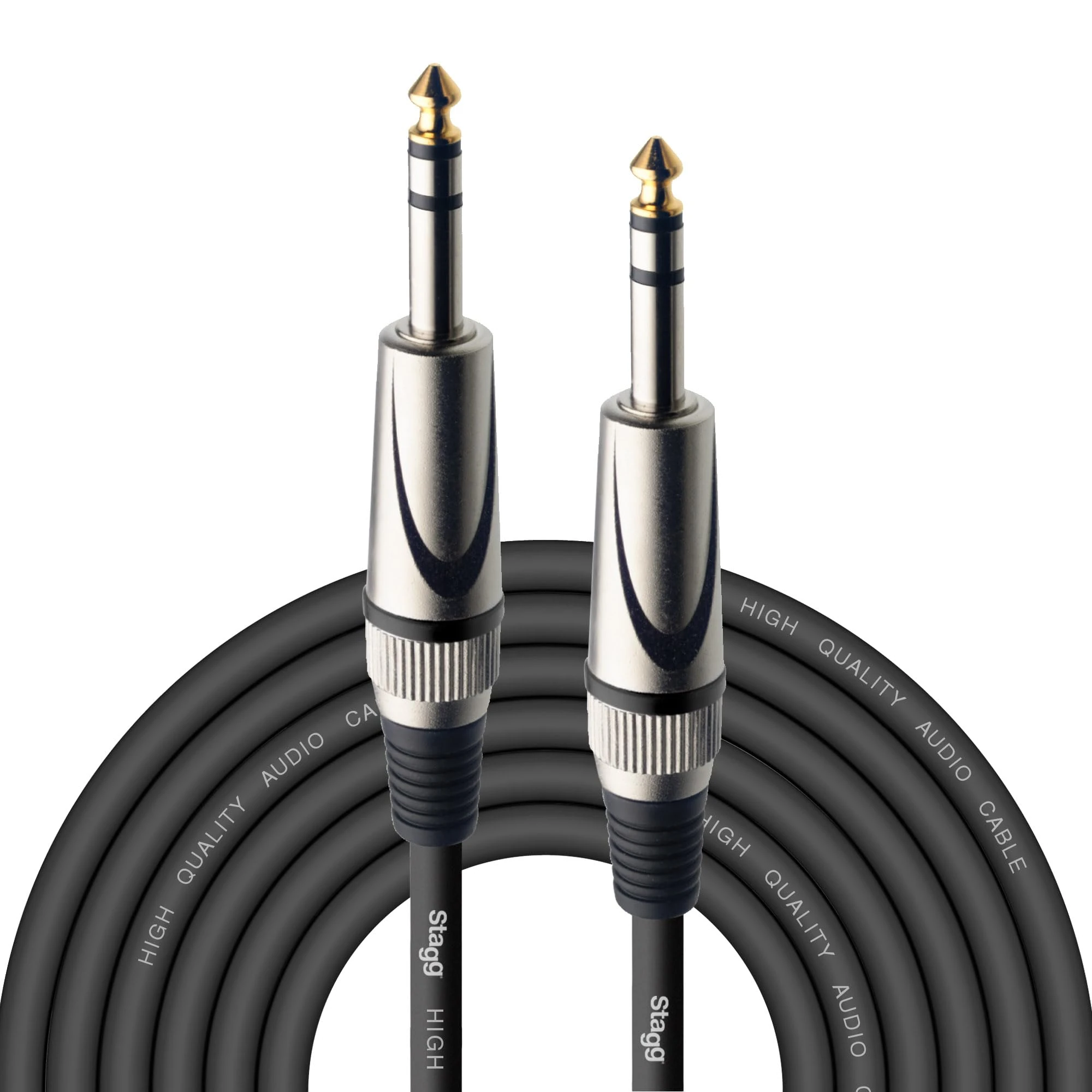 Stagg SAC6PS DL 6m/20 ft Deluxe Stereo Jack to Jack Cable